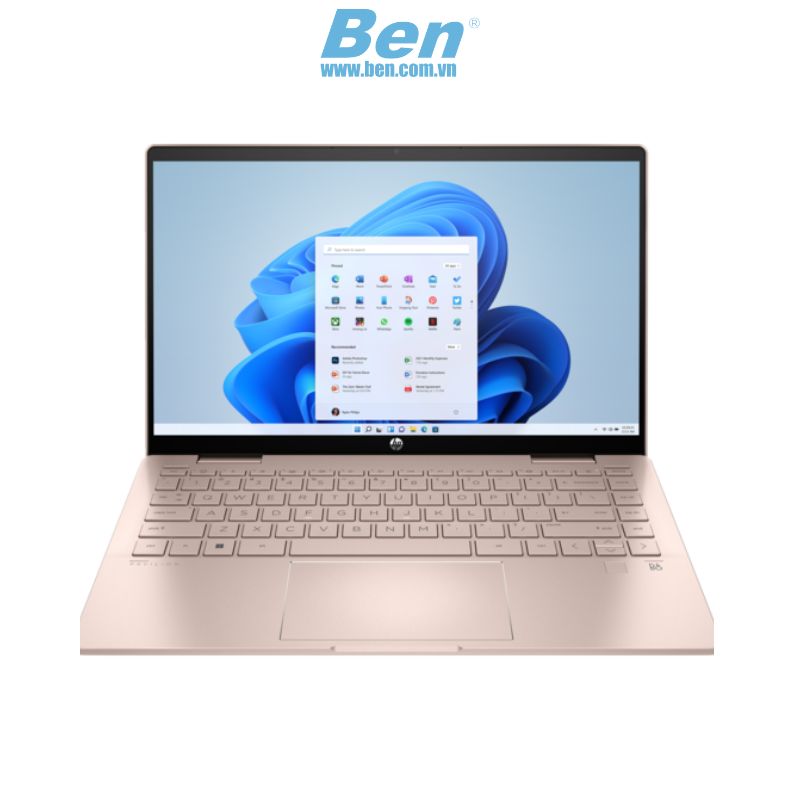 Laptop HP Pavilion X360 14-ek1049TU ( 80R27PA ) | Vàng | Intel Core i5-1335U | RAM 16GB | 512GB SSD | Intel Iris Xe Graphics | 14 inch FHD | Pen | FP | WL+BT | 3 Cell | Win 11 SL | 1Yr