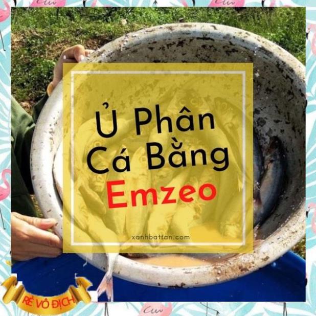 Gói Men Vi Sinh Emzeo Khử Mùi Hôi Phân Cá, Ủ Đậu Tương Và Rác Thải Sinh Hoạt