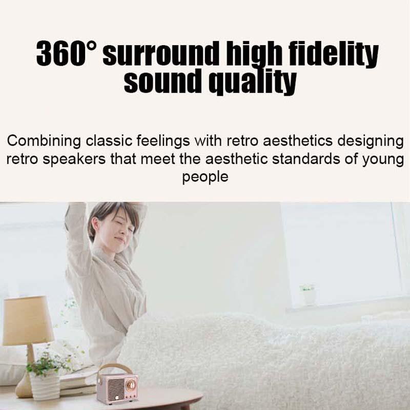 Retro Hifi Stereo Bluetooth v5 Color: Green