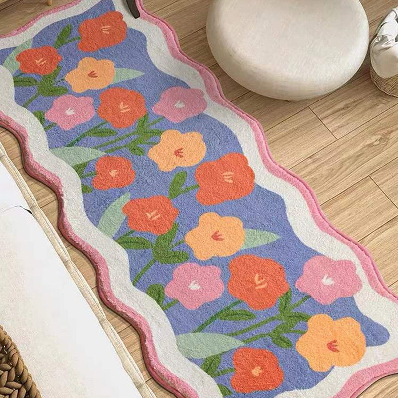 Thảm chùi chân dài lông mịn tone màu cực xinh KT 50x120cm