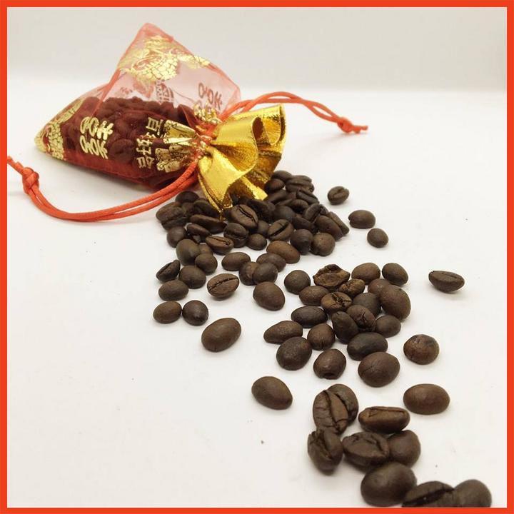 Combo 2 túi thơm hương cà phê nguyên chất treo xe ô tô