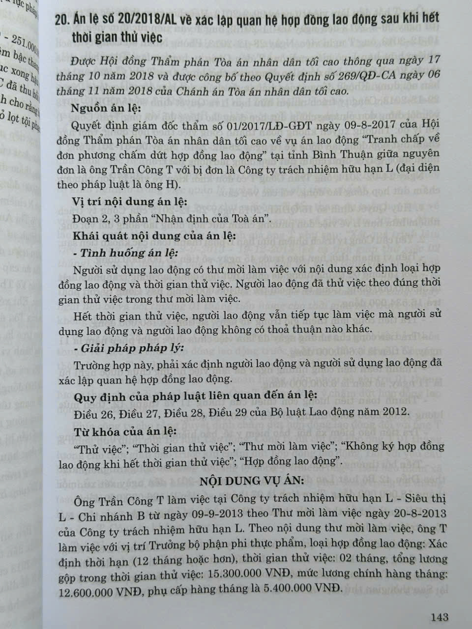Sách Hệ Thống Án Lệ Việt Nam – Từ Án Lệ số 01 đến Án Lệ số 72 (V2481TP)