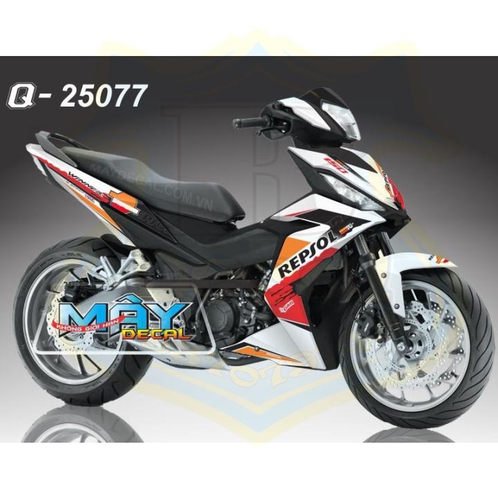 Tem rời dành cho winner Repsol trắng