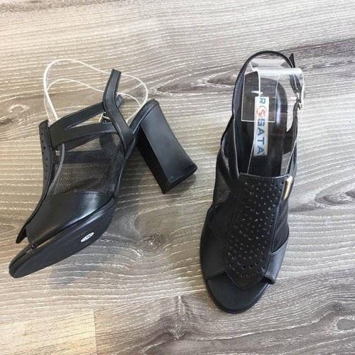 Giày sandal nữ cao gót đế cao 7 phân hàng hiệu rosata màu đen ro151 - HÀNG VIỆT NAM CHẤT LƯỢNG QUỐC TẾ