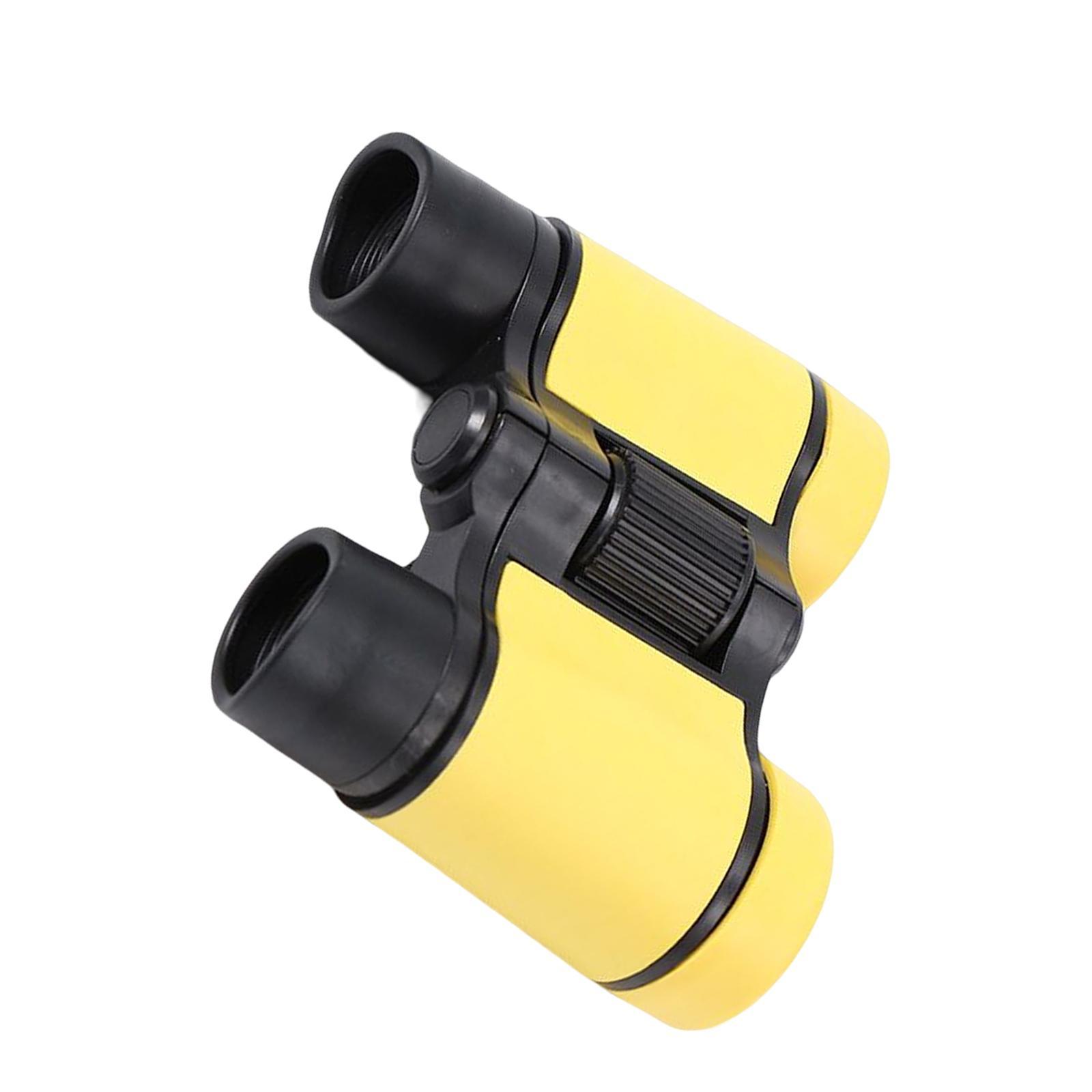 Lightweight Binoculars Toy Children  for Travel Camping Outdoor Yellow