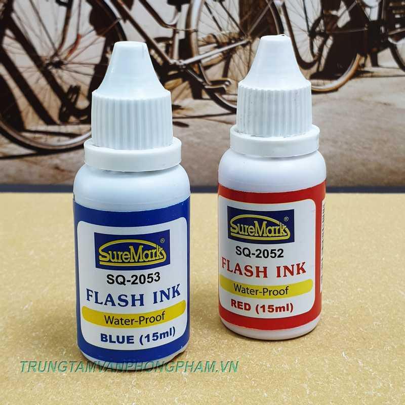 Mực dấu SQ 2051 2052 2053 Flash Ink dùng cho bút dấu tên và các loại dấu tự thấm mực