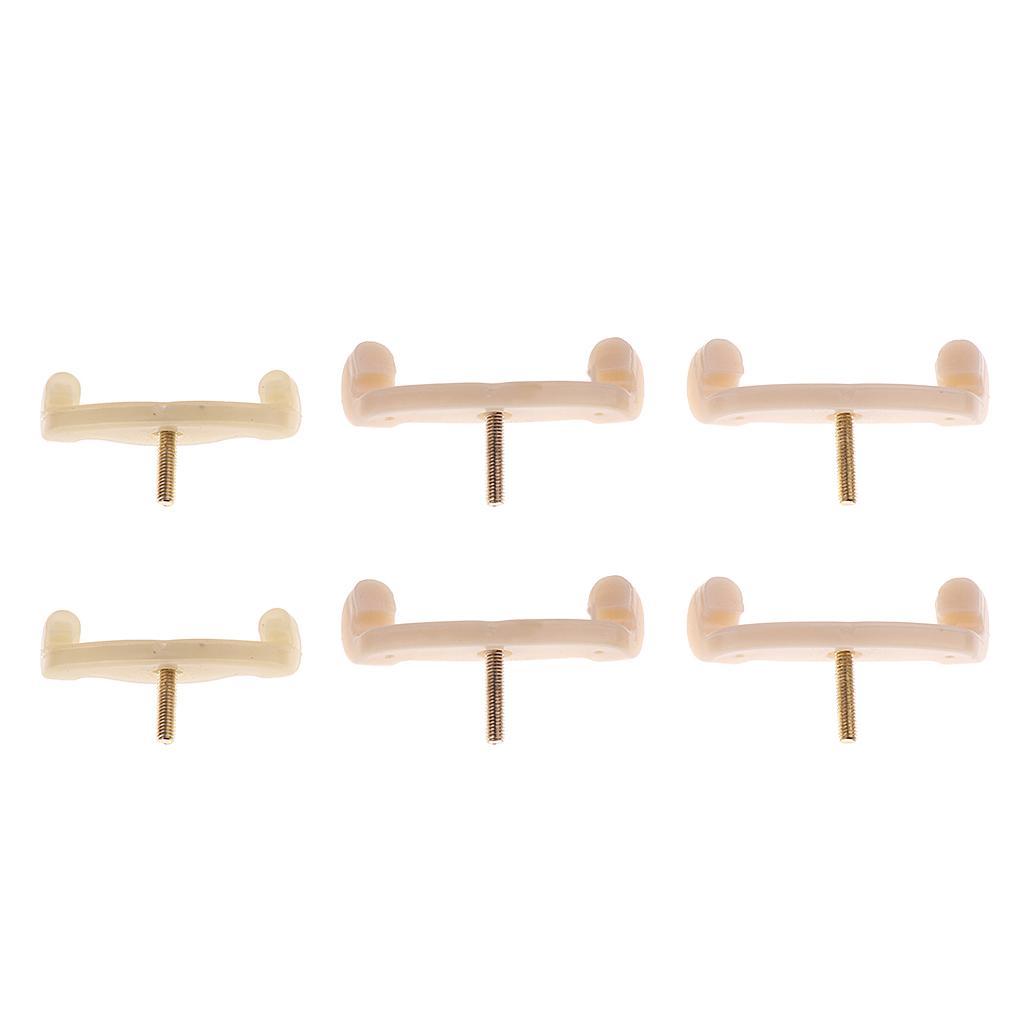 2x Violin Shoulder Rest Replacement Feet 3/4 4/4  Parts Accessory