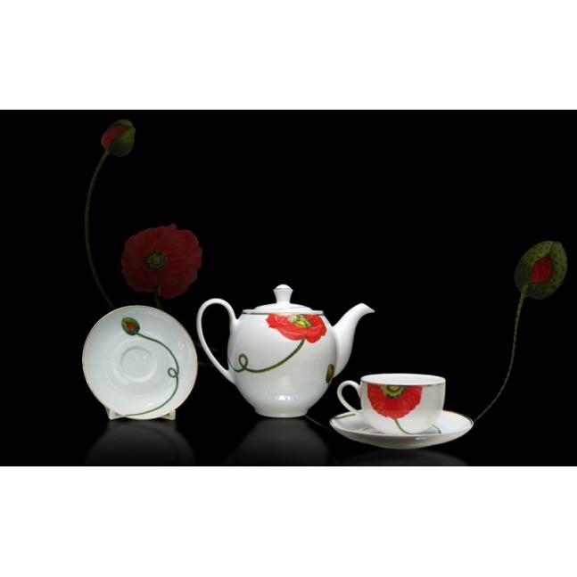 Bộ trà 0.8 L - Camellia - Kết Duyên - Gốm sứ cao cấp Minh Long I