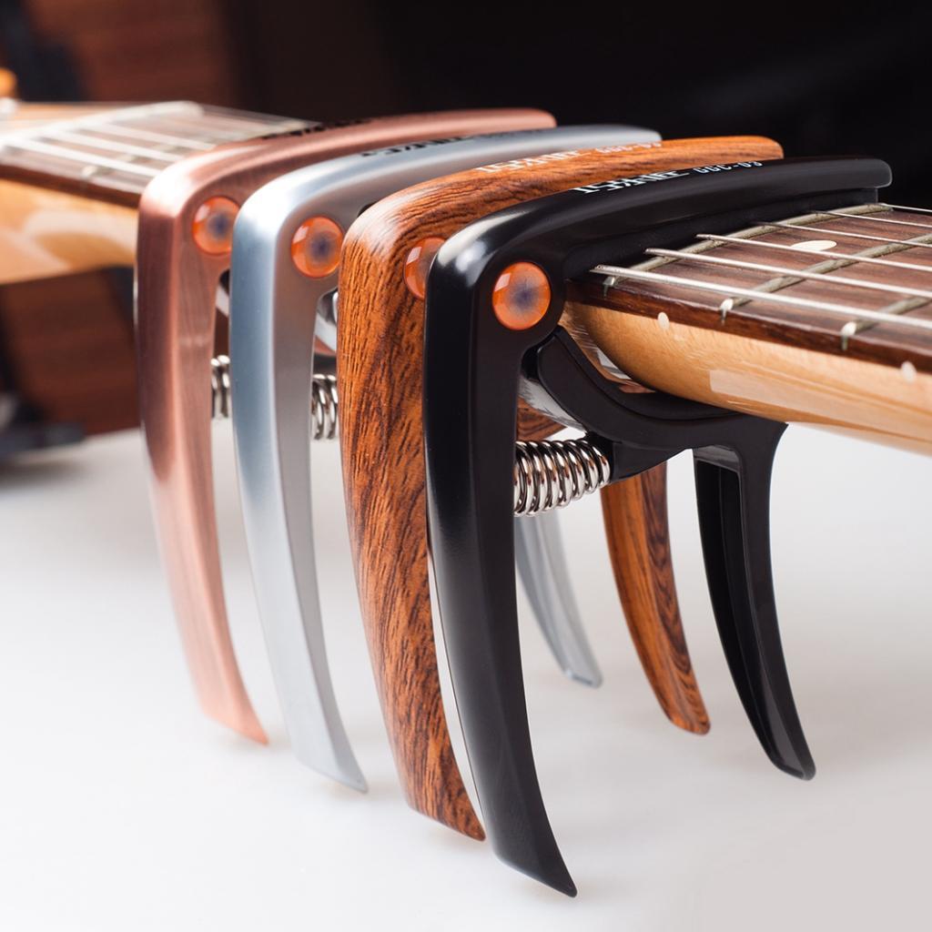 Zinc Alloy Guitar Capo Tuner  Quick Change Key Clamp
