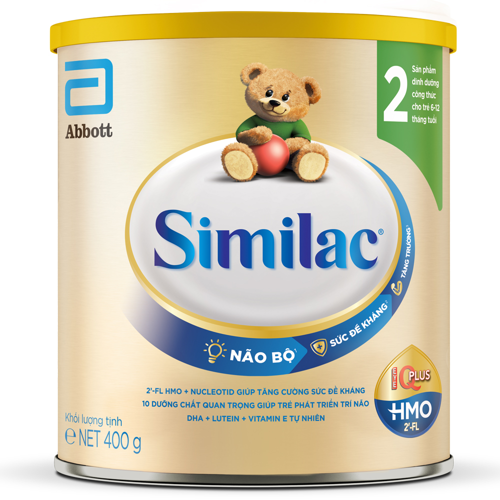 Combo 4 Lon Sữa Bột Similac 2 (400g)