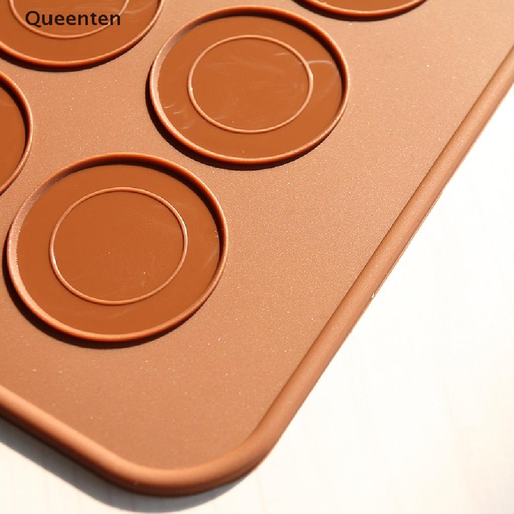 Queenten Silicone Baking Mat Large Double Sided Macaron Macaroon Dessert DIY Mold Sheet QT