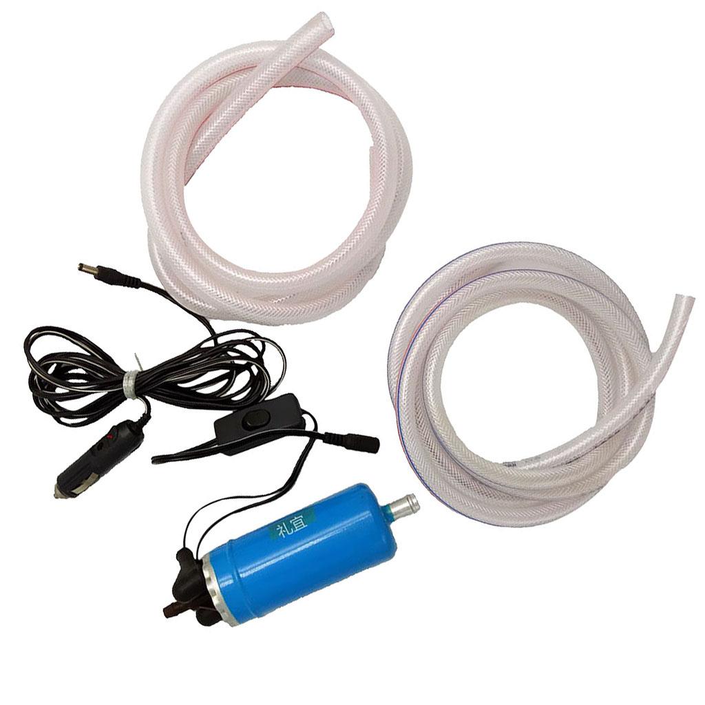 DC 12V 5A Electric Fuel Oil Diesel Pump 3L/min Vehicle Self-priming Pump