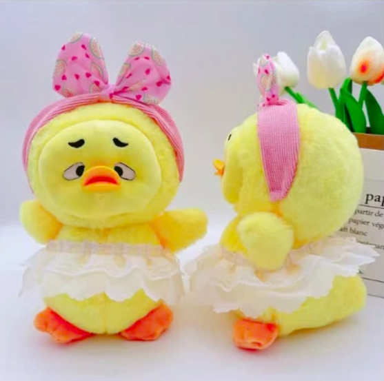 Thú nhồi bông vịt mặt quạo ngộ nghĩnh - Size 22cm - Quà tặng gấu bông Upsetduck êm mịn cho bé