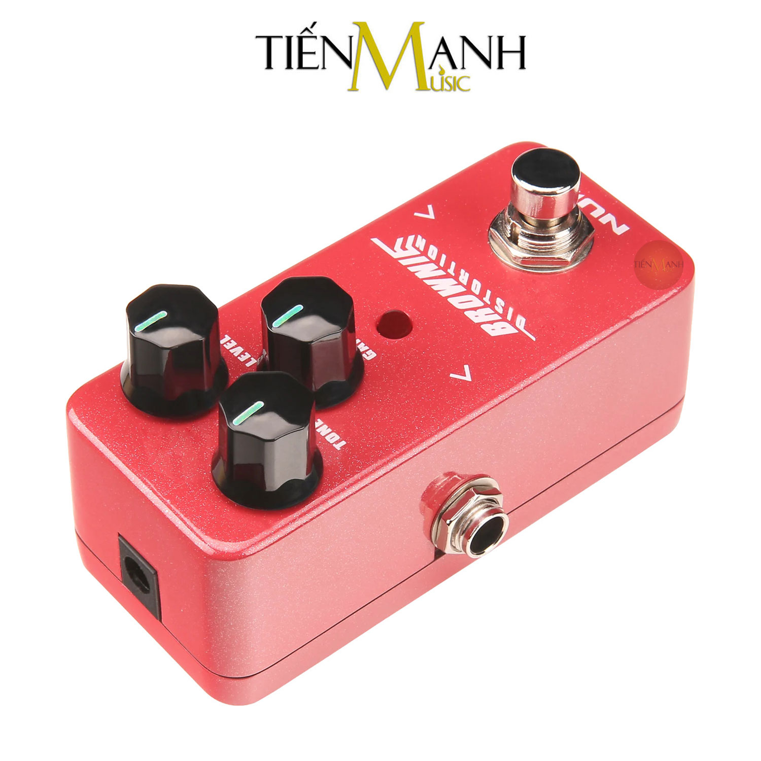 Phơ Đàn Guitar Nux Distortion NDS2 Brownie  - Bàn Đạp Effect Pedal Mini Core NDS-2 Hàng Chính Hãng