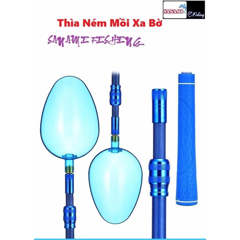 Thìa Ném Mồi Câu Cá Cacbon Cao Cấp SANAMI FISHING - Hỗ trợ làm tổ chuyên dụng câu đơn câu đài KK-18