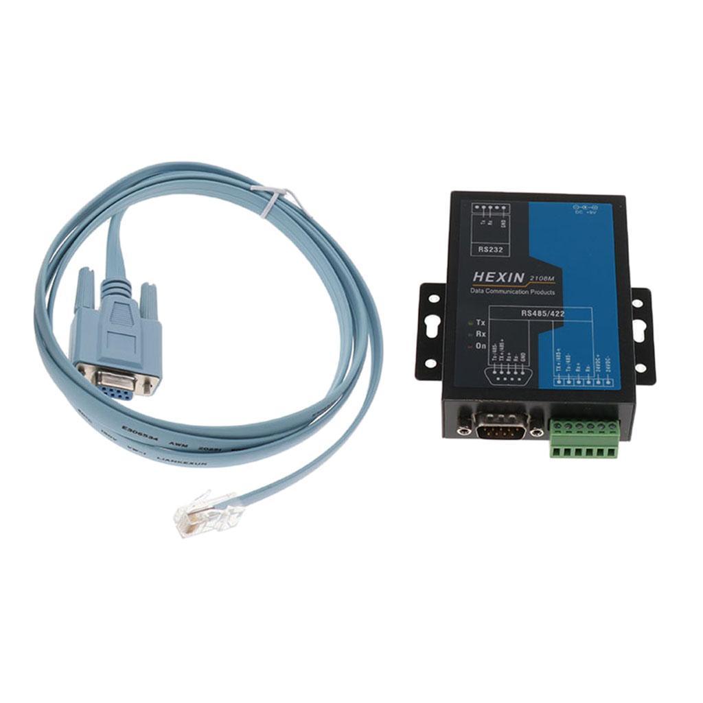 RS232 to RS422 RS485 Serial Port Converter Data Communication Adapter