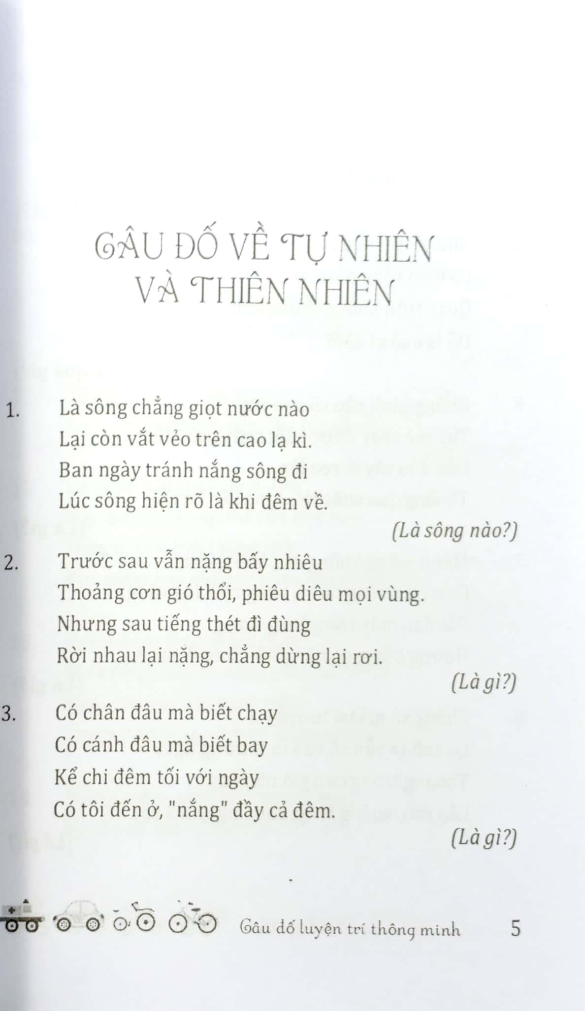 Câu Đố Luyện Trí Thông Minh