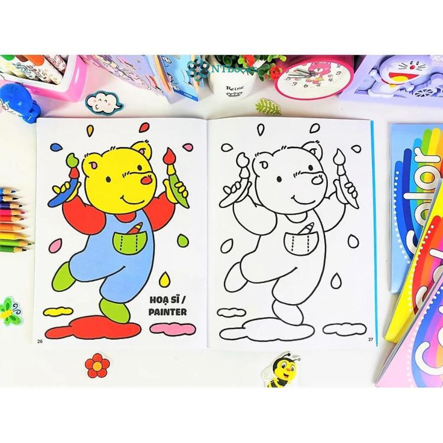 Combo 4 cuốn Sách Color - Tô Màu