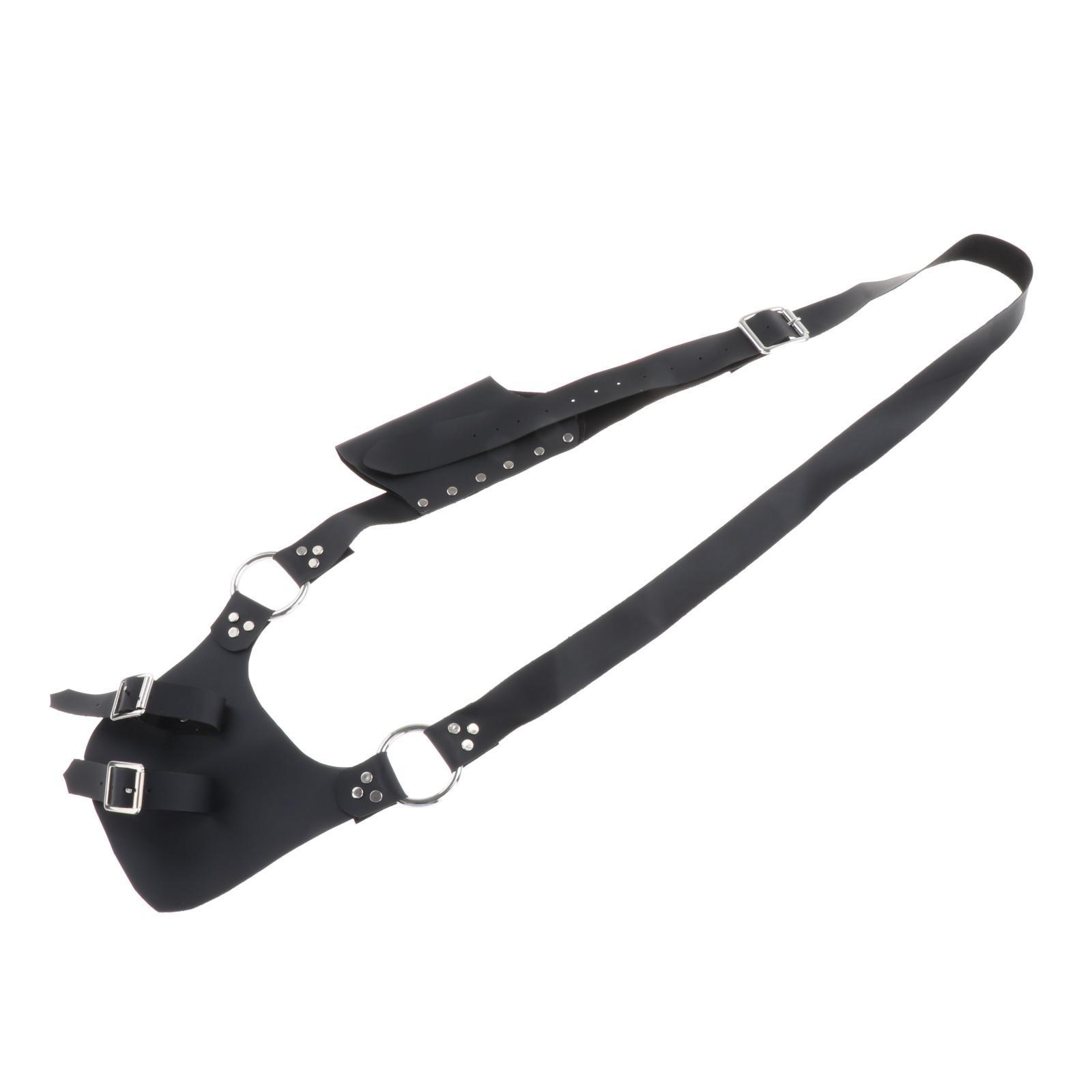 Medieval Shoulder Strap PU Leather Holder for Knight Costume
