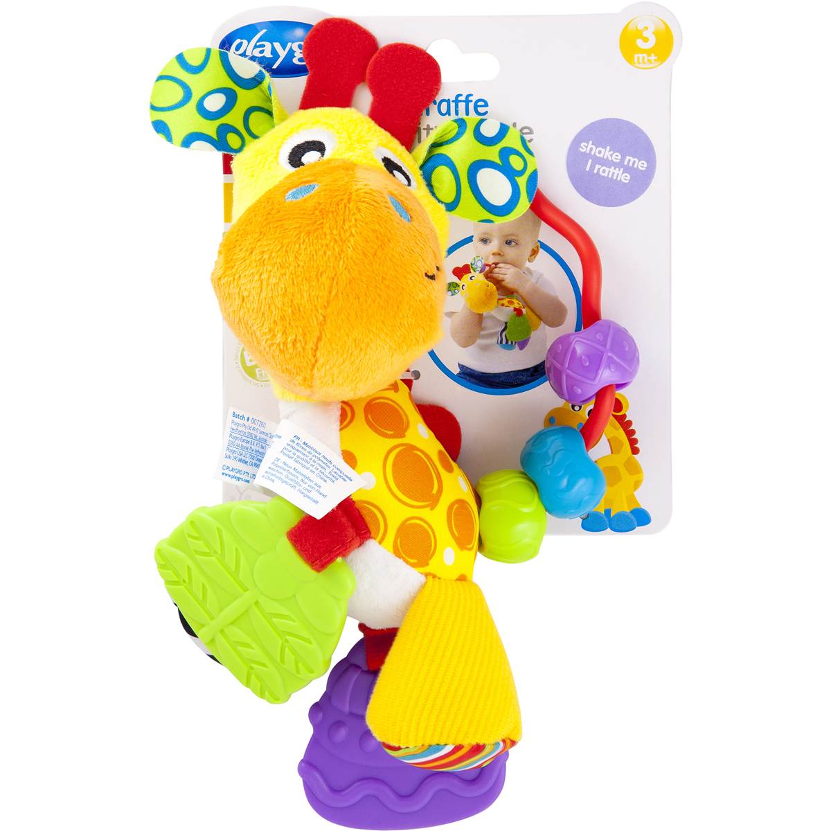 Đồ Chơi Lục Lạc Gặm Nướu Hươu Cao Cổ Playgro, Cho Bé Từ 3 Tháng