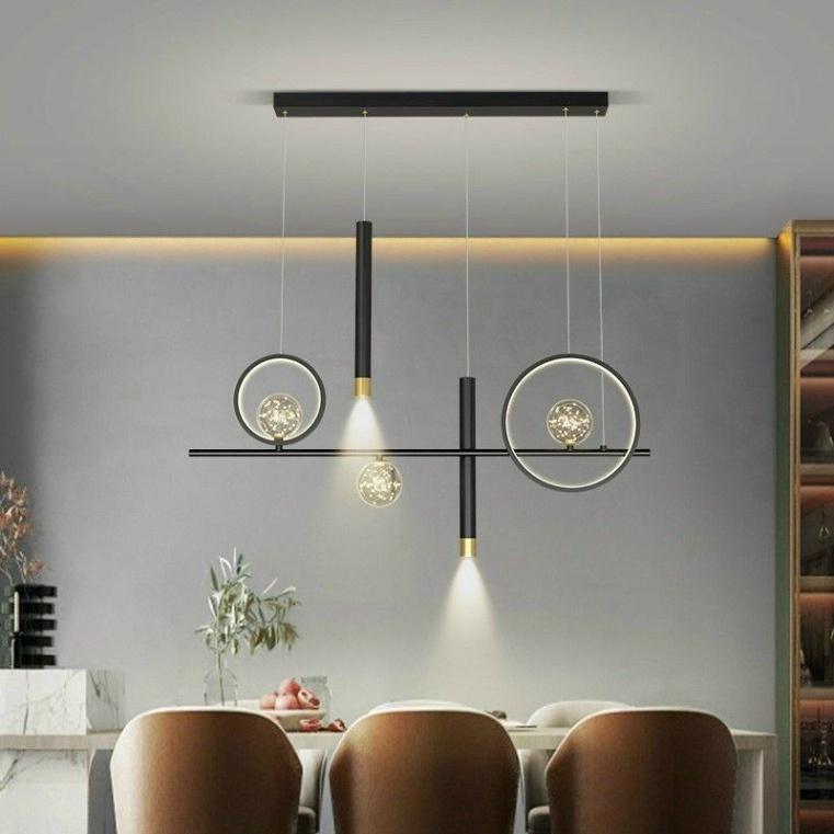 Đèn thả phong thái Bắc Âu 3 hình thức năng lượng thiết kế hiện đại, Đèn decor, đèn bàn ăn, đèn tô điểm - KN04 DT