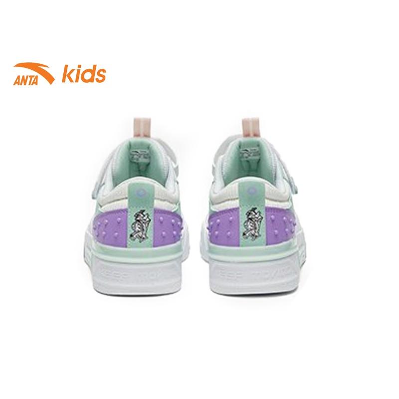 Giày đế bằng bé gái Anta Kids kiểu dáng năng động, quai dán tiện lợi 322248033