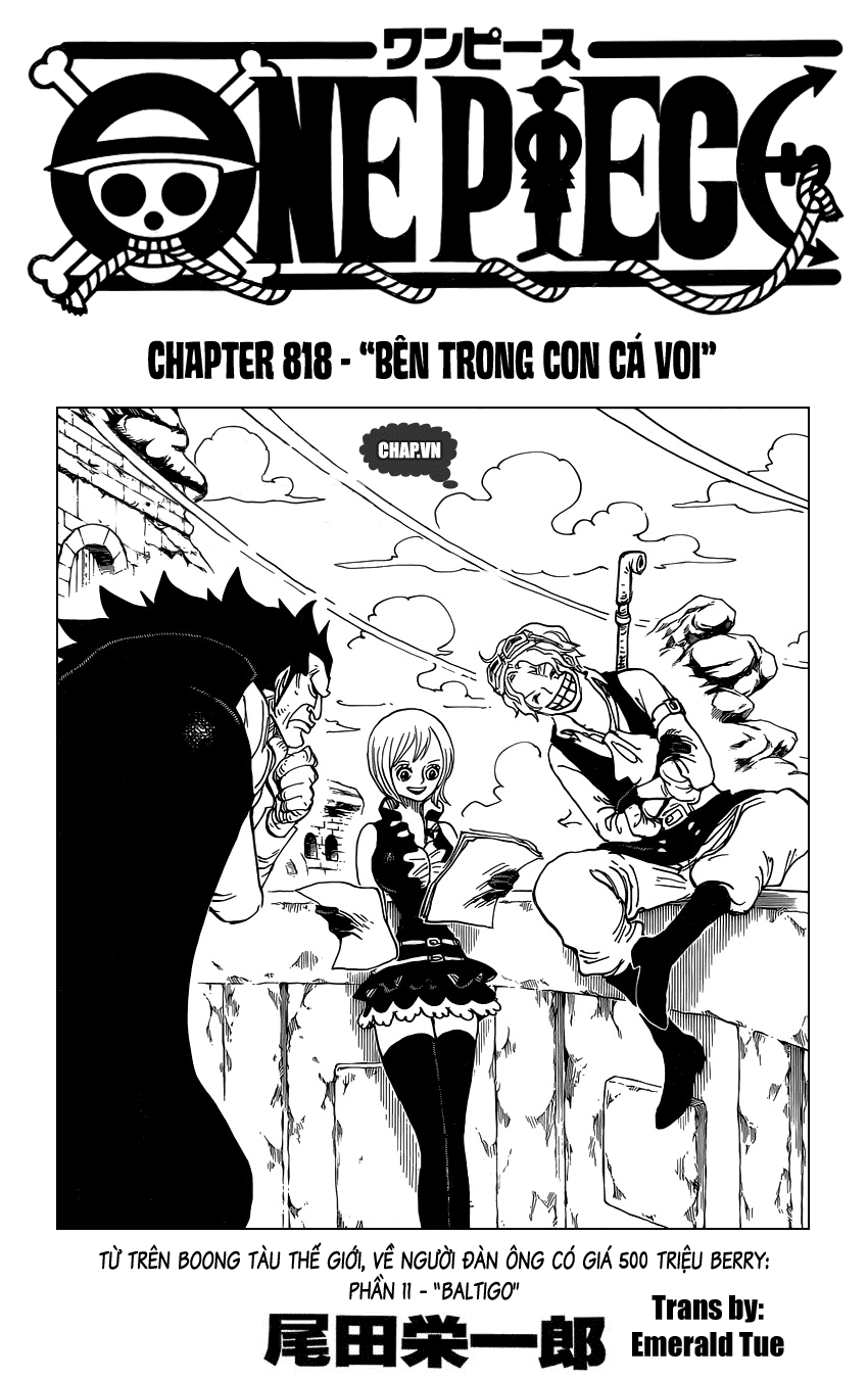 One Piece Chapter 818 - Trang 0