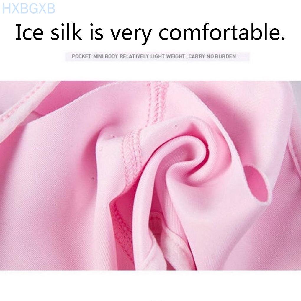 Women Ice Silk Face Mask UV Protection Outdoor Riding Dust-proof Breathable Windproof Face Cover