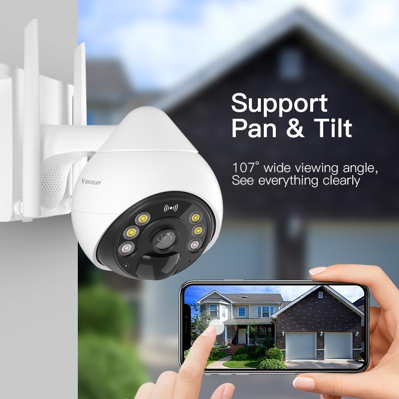 3MP 4G Thẻ Năng Lượng Mặt Trời Camera Ngoài Trời HD Nhìn Xuyên Đêm Phát Hiện PIR Giám Sát An Ninh Lượng Mặt Trời Chạy Bằng Pin IP PTZ Cam
