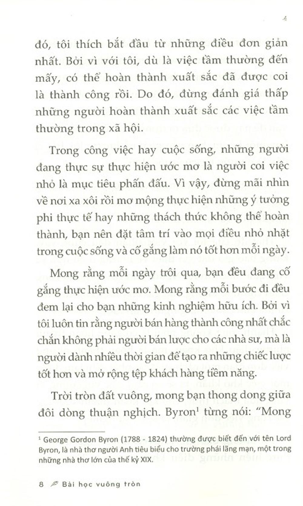 Bài Học Vuông Tròn (Tặng Kèm 01 Bookmark)