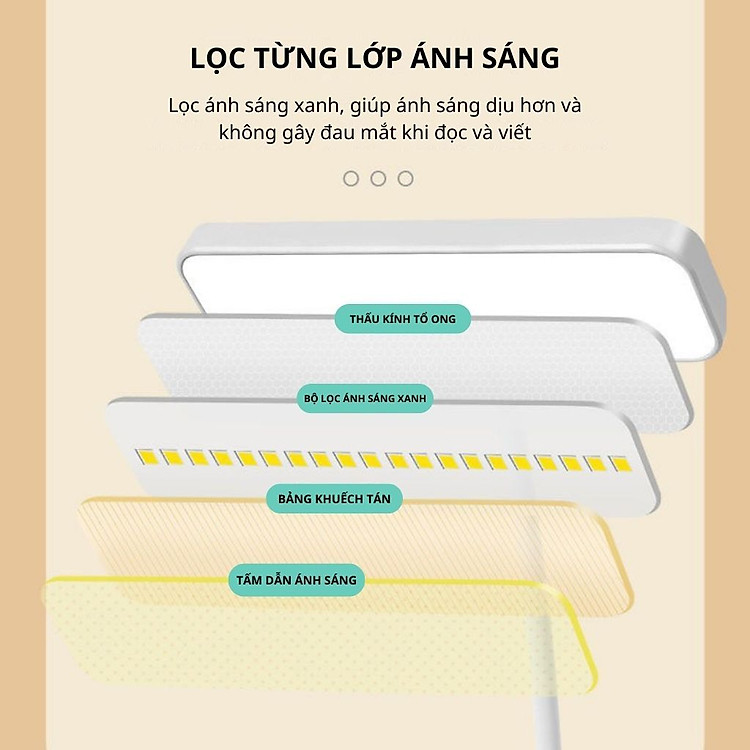 Đèn Bàn LED Có Thể Kẹp Và Có Thể Đứng Bảo Vệ Mắt Đèn Ngủ Sạc 3 Chế Độ Sáng