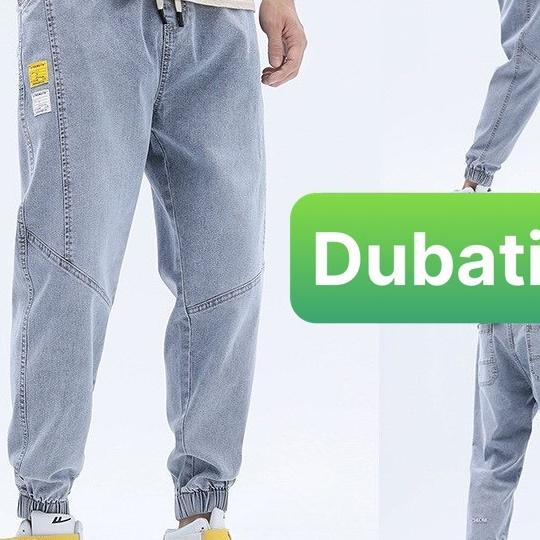 QUẦN JEAN NAM CHẤT BÒ XANH CO GIÃN, QUẦN BAGGY NAM TÚM GẤU- DB 57- DUBATI FASHION