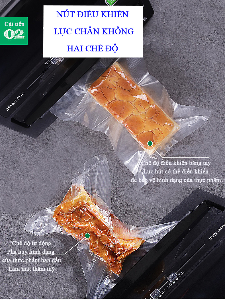 Máy hút chân không thực phẩm hàng nhập khẩu cao cấp Magic