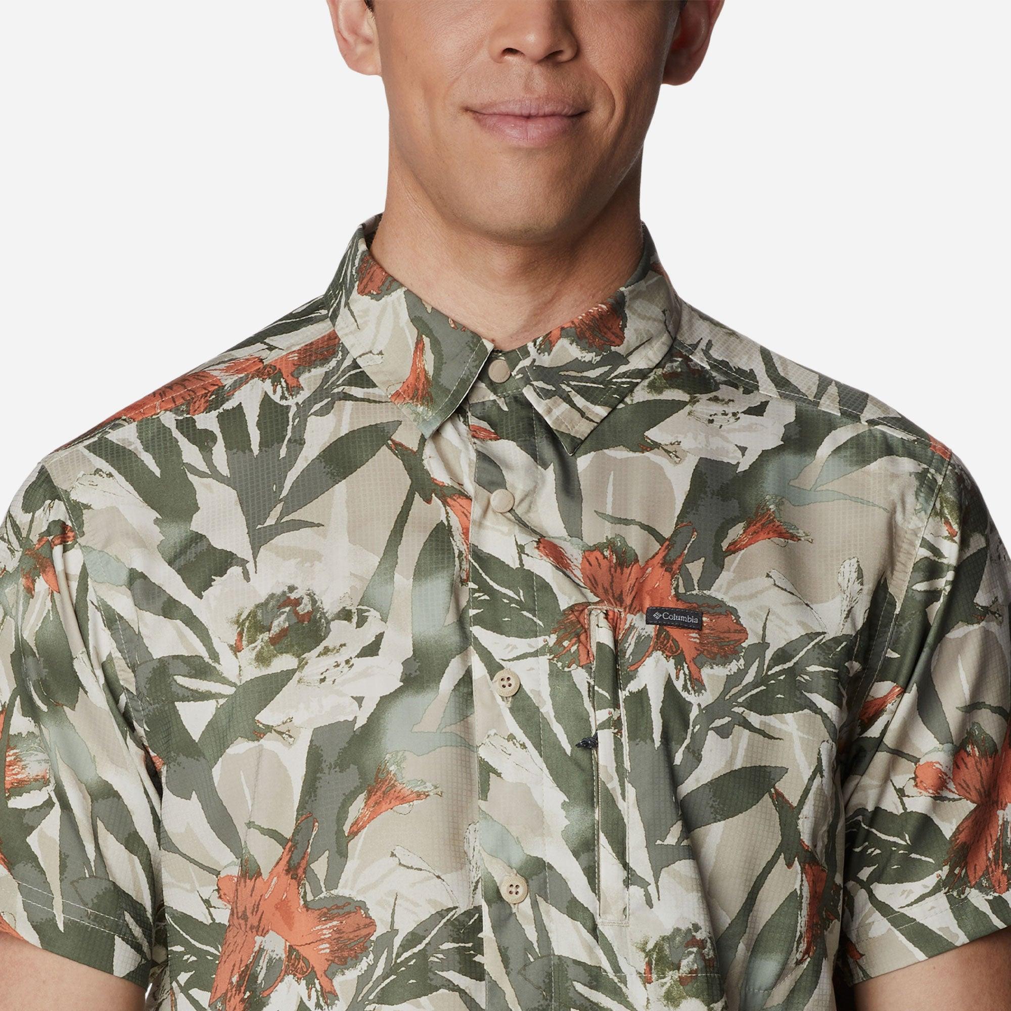 Áo sơ mi ngắn tay nam Columbia Silver Ridge Utility Lite Novelty Ss - 2030714271