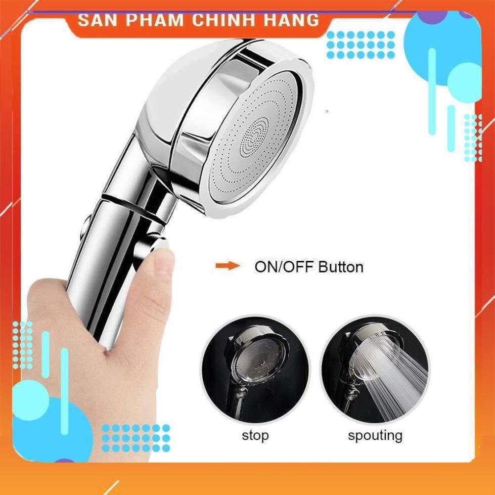 Vòi sen tăng áp️Evoucher Đầu vòi sen lọc nước áp suất cao có thể tháo rời 360 độ vàng bạc 206782 GOLD-206783 BẠC