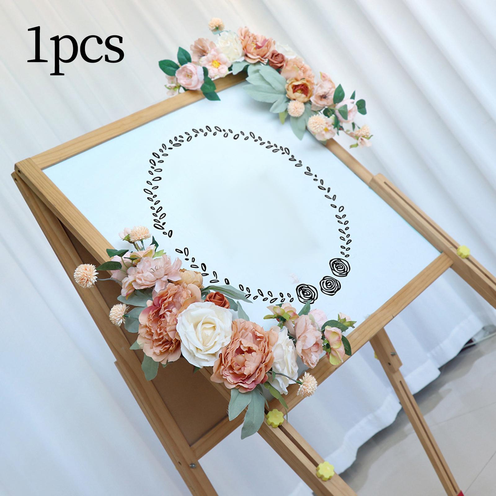 Wedding Decoration Arch Flower Artificial Floral Swag Hanging DIY Wedding Arch Flower Swag for Backdrop Scene Layout Photography Props Home