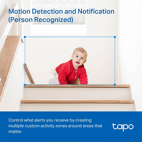 Camera trong nhà TP-Link Tapo AI Pan/Tilt Home Security Wifi 2K TC71 - Hàng chính hãng