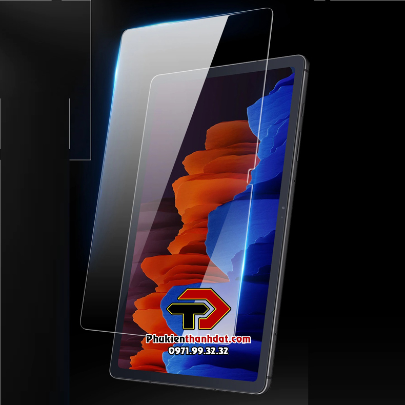 Tấm dán kính cường lực cho SamSung Galaxy Tab S10+ Plus chính hãng Glass Pro+ vát cạnh - Hàng chính hãng