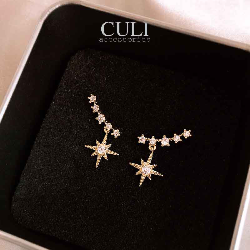 Khuyên tai hình sao rơi Falling Star cá tính HT633 - Culi accessories