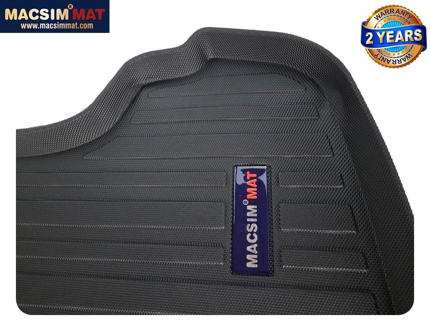 Thảm lót cốp Kia K3 2013-2017 nhãn hiệu Macsim chất liệu TPV cao cấp màu đen