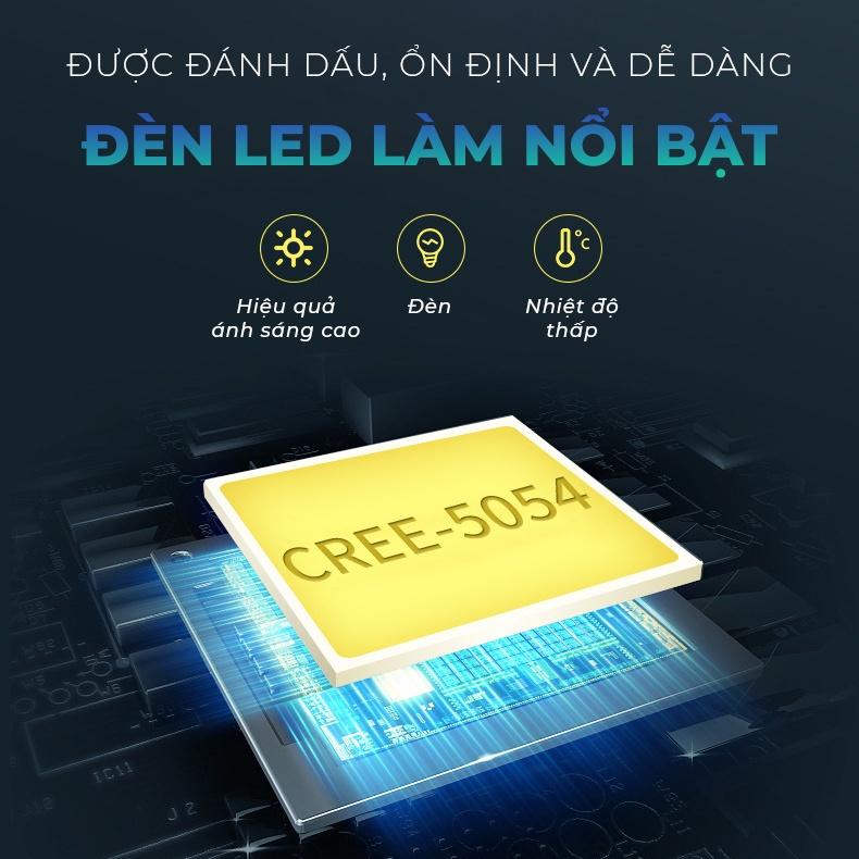 Đèn LED năng lượng mặt trời chống lóa, đèn chống nước tuyệt đối IP67 có kèm điều khiển từ xa