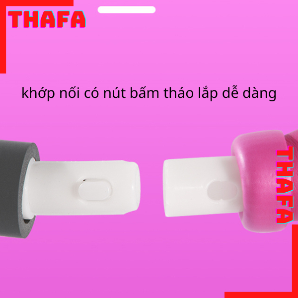 Vòng Lăc Eo Thon 8 Khúc Foanm Hula Hoop Cao Cấp-Hàng Chính Hãng THAFA