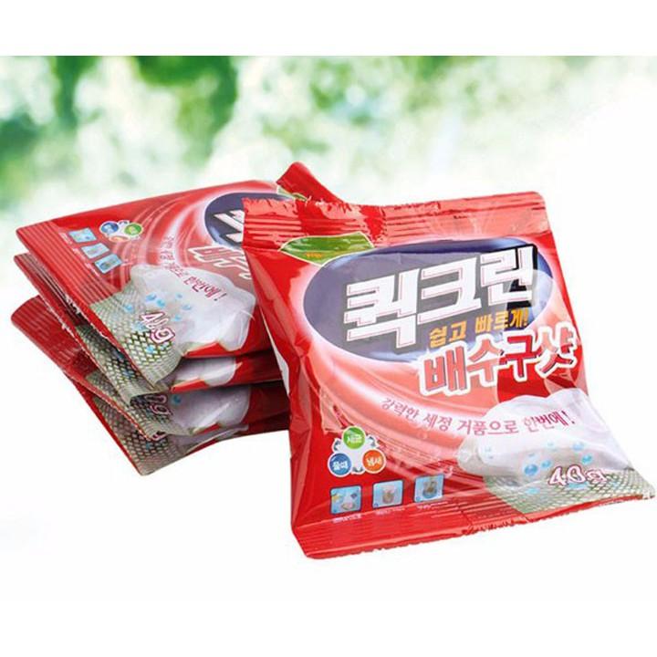 HỘP 5 GÓI BỘT THÔNG TẮC ĐƯỜNG ỐNG, BỒN CẦU , BỒN RỬA MẶT HÀN QUỐC SIÊU MẠNH DIỆT TẬN GỐC VI KHUẨN VÀ MÙI HÔI