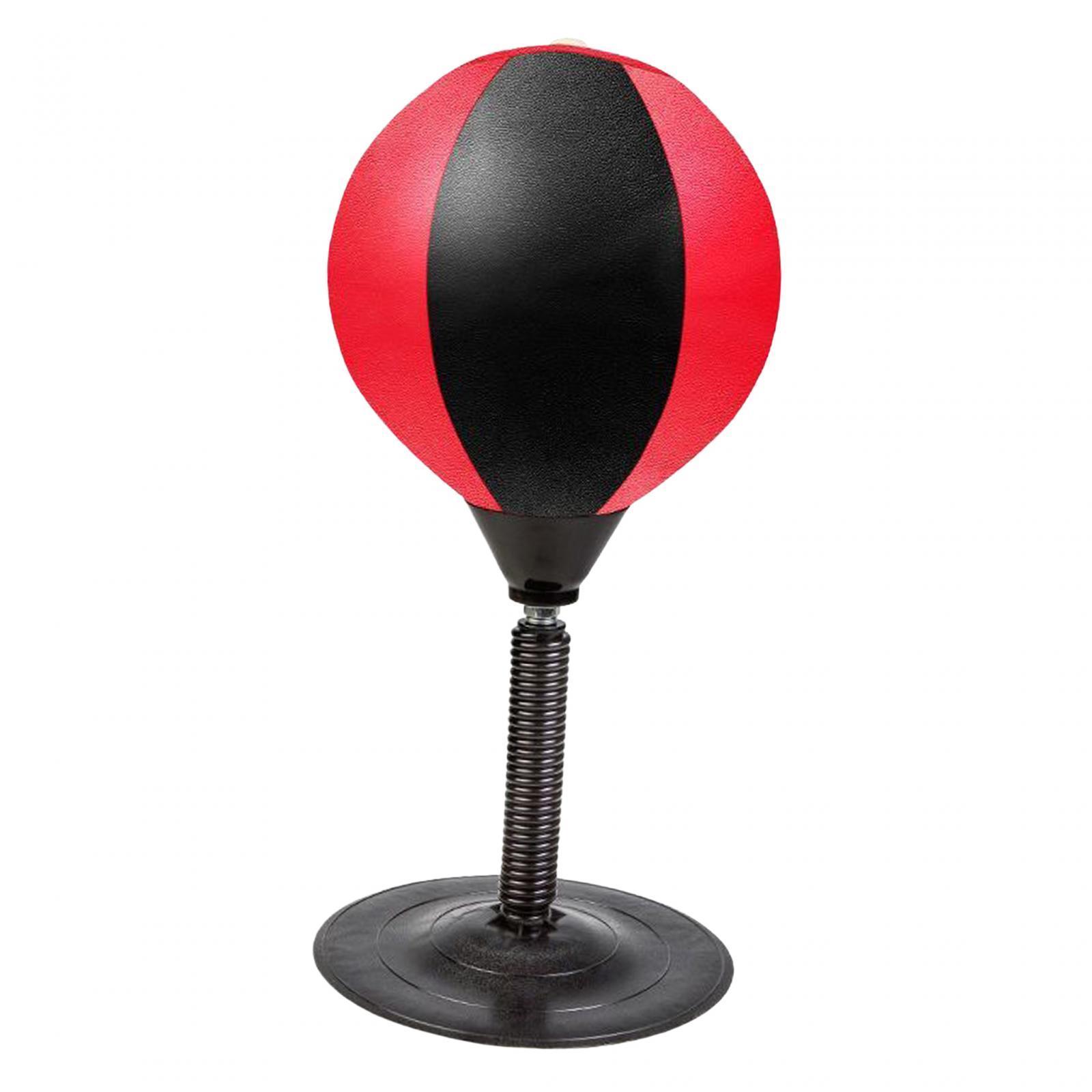 Desktop Punch Bag,Speed Punching Ball with Pump Adult Sport Boxing Training Desktop Punch Free Standing Boxing Suction Base Spring