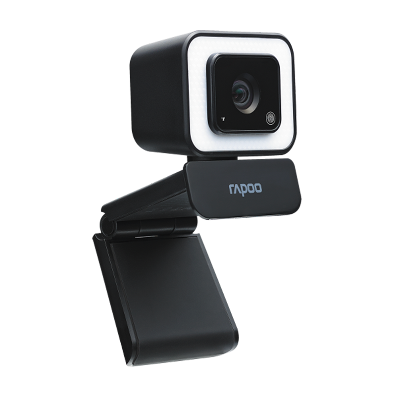 Webcam 1080 HD, lấy nét tự động, tích hợp đèn led trợ sáng Rapoo C270L - Hàng chính hãng