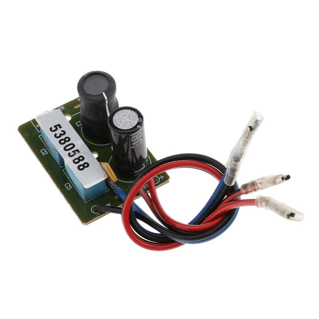2Pcs Treble/Bass Frequency Divider 2 Way Speaker Audio Crossover Filters