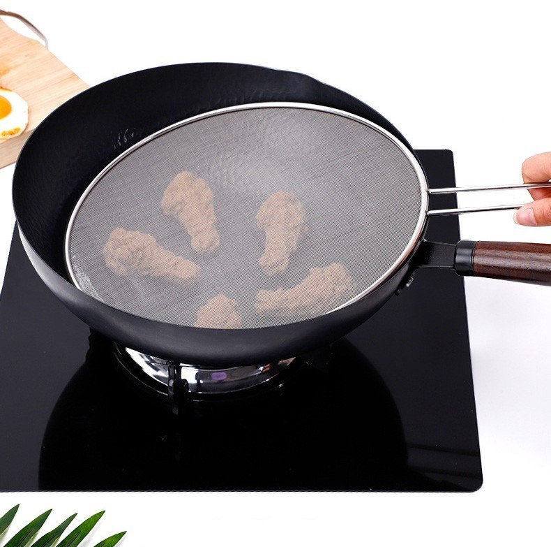 Dụng Cụ Vợt Ray Lọc Dầu, Thực Phẩm Loại Lớn 25cm Tiện Lợi