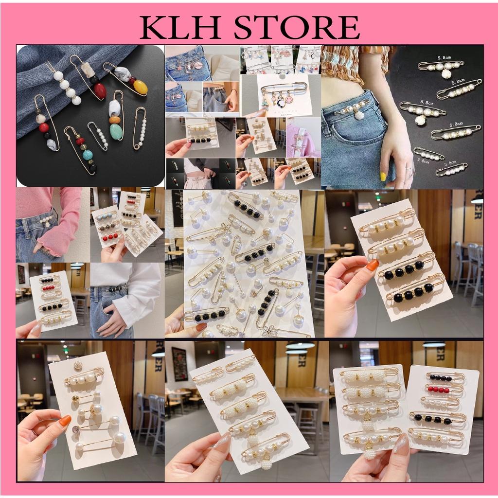 Nút cài áo chống hở chống tuột phụ kiện trang trí thời trang