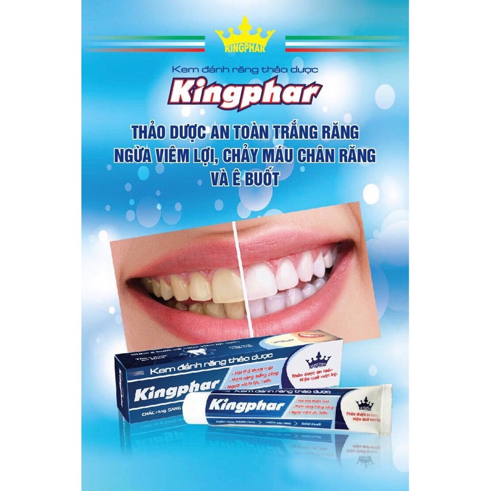 Hình ảnh Kem đánh răng Thảo dược Kingphar , tube 100 gam