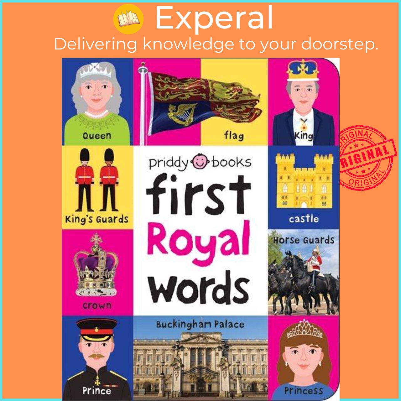 Sách - First Royal Words by Roger Priddy (UK edition, boardbook)